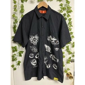 Dickies x Awful Lot Of Cough Syrup x West Coast Customs Auto Work Shirt Sz Large